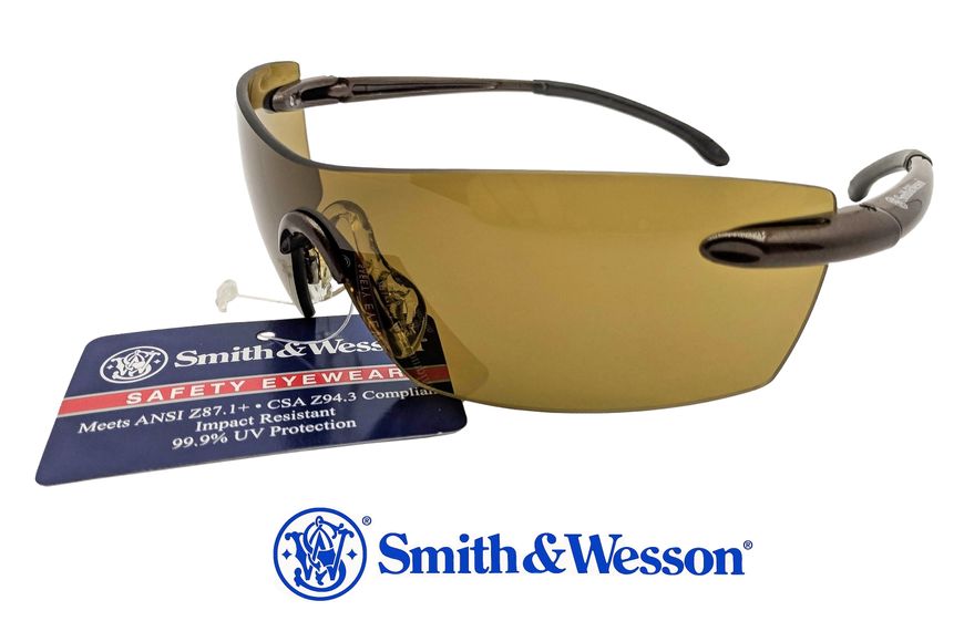 Захисні окуляри Smith & Wesson Caliber Anti-Fog (протиосколкові) SG00097 фото